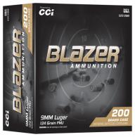 CCI BLAZER BRASS 9MM 124GR 200/5 - 52012BB