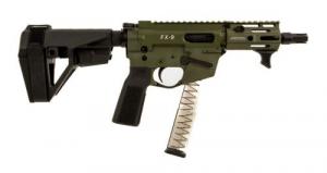 FRD ORD FX9 ELT SBA5 9MM 4" 31RD Olive Drab Green - FX9P4EODG