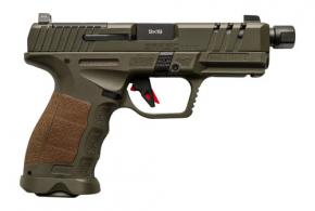 SAR USA SAR9 Compact Socom 9MM 4.7IN Threaded Optic Ready 3 Dot Night Sights OD Green 10RD SAR USA SAR9 Compact Socom 9MM 4.7IN Threaded Optic Ready 3 Dot Night Sights OD Green 10RD
