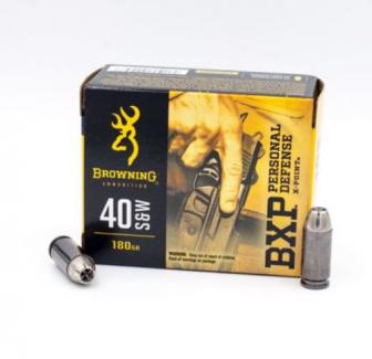Browning 40 S&W Personal Defense 180gr BXP