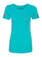 GLK GLOCK GIRL FLAG TEE 2XL TEAL - AP96447
