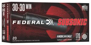 FED 30-30 WinchesterSUB1 30-30 Winchester 170GR TSP SUBSONIC 20/10 - 3030SUB1