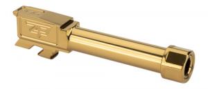 ZAF BBL FOR GLK 43 3.90" Threaded Barrel GOLD - BA-G43-TH-GLD