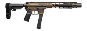 CMMG Inc. Zeroed Banshee MkGs 9mm 33+1 6.50" Black Nitride Threaded Barrel, Midnight Bronze Cerakote Aluminum Receiv - 99A6832-MB CMMG Inc. Zeroed Banshee MkGs 9mm 33+1 6.50" Black Nitride Threaded Barrel, Midnight Bronze Cerakote Aluminum Receiv - 99A6832-MB