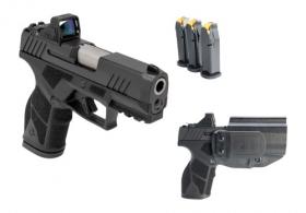 AURUS GX2 CARRY KIT 9MM 3.38IN BARREL 3X10RD BLACK TORO OR SLIDE RFX11 Green DOT W/ HLST 1-GX2P931-10C - 1-GX2P931-10CK8