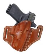 Galco CM2834R Combat Master 2.0 OWB Size Up to 1.75" Tan Steerhide Fits Glock 48 Belt Holster Mount Right Hand - CM2834R