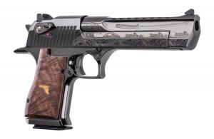 Magnum Research Desert Eagle Mark XIX Dueling Katanas Limited Edition Full Size Frame 50 AE 7+1 6" Polished DLC Carbon S - DE50DK1 Magnum Research Desert Eagle Mark XIX Dueling Katanas Limited Edition Full Size Frame 50 AE 7+1 6" Polished DLC Carbon S - DE50DK1