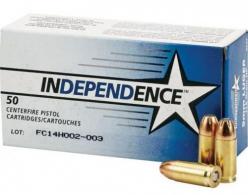 Independence 9mm 115gr JHP 50 Round box - 5247 Independence 9mm 115gr JHP 50 Round box - 5247
