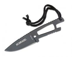 Schrade F5SM Extreme Survival Fixed 2.06" 7Cr17 SS Drop Point Blk - SCHF5SM