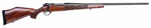 Weatherby Mark V Lazermark Rifle .257 WBY 26in Walnut - LMM257WR6O