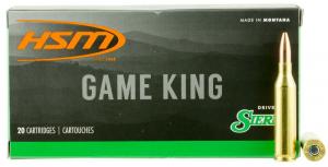HSM GameKing 243 Win Ammunition 20 Rounds 85 Grain Sierra HPBT 3000 fps - 2439N HSM GameKing 243 Win Ammunition 20 Rounds 85 Grain Sierra HPBT 3000 fps - 2439N