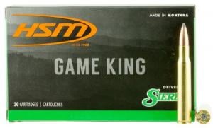 HSM Game King 25-06 Rem 117 gr Sierra GameKing Spitzer Boat-Tail 20 Bx/ 20 Cs - 25069N HSM Game King 25-06 Rem 117 gr Sierra GameKing Spitzer Boat-Tail 20 Bx/ 20 Cs - 25069N