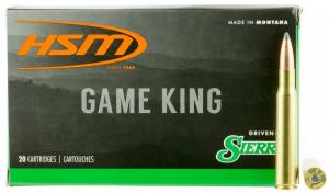 HSM Game King 30-06 Springfield 165 gr Sierra GameKing Spitzer Boat-Tail 20 Bx/ 20 Cs - 300640N HSM Game King 30-06 Springfield 165 gr Sierra GameKing Spitzer Boat-Tail 20 Bx/ 20 Cs - 300640N