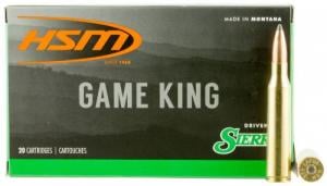 HSM Game King 338 Lapua Mag 215 gr Sierra GameKing Spitzer Boat-Tail 20 Bx/ 20 Cs - 338LAPUA14N HSM Game King 338 Lapua Mag 215 gr Sierra GameKing Spitzer Boat-Tail 20 Bx/ 20 Cs - 338LAPUA14N
