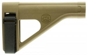 SB Tactical AR Brace SOB Elasto-Polymer FDE 7.8" L x 1.6" W - SOB02SB