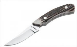 Boker Plus Field Knife 2.88 440C Stainless Drop Point Stag