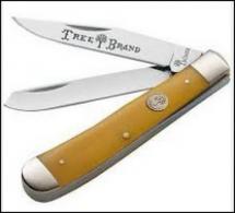 Boker Traditional Series Folder 3.25" Stainless Steel Clip Point/Pen Yel - 110731