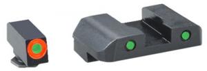 AmeriGlo Spartan Operator Night Sight For Glock 42/43 Tritium/Paint Green w/O - GL386