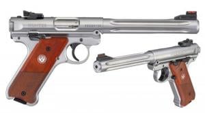 Ruger Mark IV Hunter .22 LR 6.88 Stainless, Laminate Grips, 10+1 - 40118 Ruger Mark IV Hunter .22 LR 6.88 Stainless, Laminate Grips, 10+1 - 40118