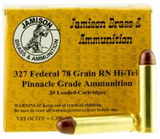 Jamison Pinnacle Grade 327 Federal 78 GR Round Nose 20 Bx/ 10 Cs - 327FED78FR