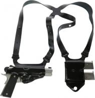 Galco Miami Classic II Shoulder System For Glock 17 Leather Black - MCII224B