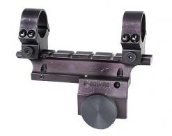B-Square Black See Thru Dovetail Side Mount w/Rings For Ruge - 14502