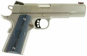 Colt Mfg 1911 Competition Single .45 ACP 5 8+1 Blue G10 Grip Stainless - O1080CCS Colt Mfg 1911 Competition Single .45 ACP 5 8+1 Blue G10 Grip Stainless - O1080CCS