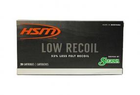 HSM Low Recoil Polymer Tip 308 Winchester Ammo 20 Round Box - 30844N