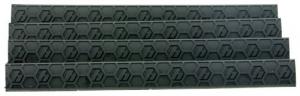Hexmag M-LOK Rail Cover 4-Slot Black 4 Per Pack