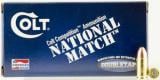 Colt Competition National Match Full Metal Jacket 9mm Ammo 20 Round Box - 9M124FMJCT
