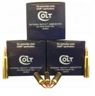 Colt Competition National Match Full Metal Jacket 223 Remington Ammo 50 Round Box - 223R62FMJCT Colt Competition National Match Full Metal Jacket 223 Remington Ammo 50 Round Box - 223R62FMJCT