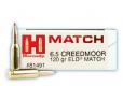 Hornady Match 6.5 CRD 120gr ELD Match 20/bx