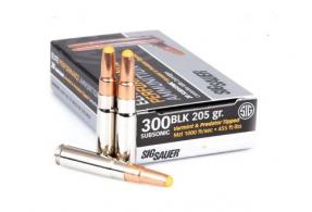 Sig Sauer AMMO .300 Black  205GR ELITE HUNTING OPEN TIP 20/10