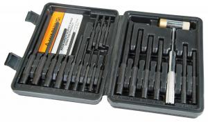 Wheeler 110128 Master Roll Pin Punch Set Gunsmithing Kit - 282 Wheeler 110128 Master Roll Pin Punch Set Gunsmithing Kit - 282
