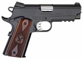 Springfield Armory 1911 Single 45 ACP 4 7+1 Cocobolo Grip Black Armory - PX9115L