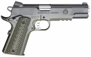 Springfield Armory 1911 Single 45 ACP 5 7+1 OD Green G10 Grip Black A - PX9110ML Springfield Armory 1911 Single 45 ACP 5 7+1 OD Green G10 Grip Black A - PX9110ML