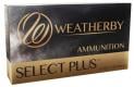 Main product image for Weatherby Select Plus Barnes LRX Lead Free 416 Weatherby Ammo 20 Round Box