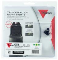 Trijicon 600875 HD XR Night Sight Set 3-Dot Tritium Green with Yellow Outline Front, Green with Black Outline Rear Black Frame f - 171 Trijicon 600875 HD XR Night Sight Set 3-Dot Tritium Green with Yellow Outline Front, Green with Black Outline Rear Black Frame f - 171