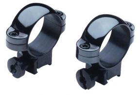 Burris Medium Deluxe Steel Rings w/Matte Black Finish - 420069