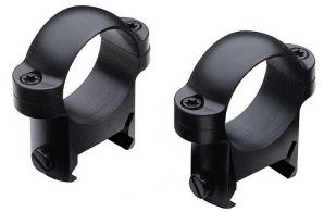 Burris Zee Scope Ring Set Weaver Low 1" Tube Black Gloss Steel - 420080