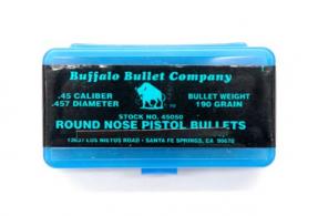 Buffalo Bullets Conical Revolver Bullets 45 Cal 190G 50/BX **SPE - 45050