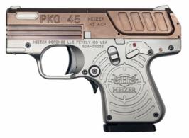 Heizer PKO Single 45 ACP 2.75 5+1 Stainless Steel Grip/Frame Grip Cop - CKH45COP