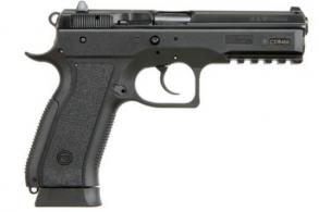 CZ-USA SP-01 Phantom Single/Double Action 9mm 4.6 18+1 Black Interchangeable Backst - 91258