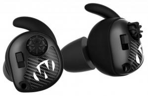 Walker's Silencer Electronic Ear Buds Polymer 25 dB In The Ear Matte Black with Carbon Fiber Accents Adult - GWPSLCR
