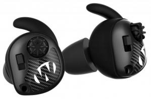 Walker's Silencer Electronic Ear Buds Polymer 25 dB In The Ear Matte Black with Carbon Fiber Accents Adult - GWPSLCR