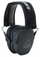 Walker's Razor Slim Passive Muff Polymer 27 dB Over the Head Black Ear Cups with Black Headband & White Logo Adult - GWPRSMPAS Walker's Razor Slim Passive Muff Polymer 27 dB Over the Head Black Ear Cups with Black Headband & White Logo Adult - GWPRSMPAS