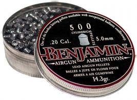 Benjamin P50 Cylindrical Pellets .20 Pellet Lead Pointed Hunting Pellet 500 Per Tin - 39 Benjamin P50 Cylindrical Pellets .20 Pellet Lead Pointed Hunting Pellet 500 Per Tin - 39