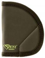 Sticky Holsters MD-5 Ruger LCR/S&W J-Frame Latex Free Synthetic Rubber Black w/Green Logo - MD5