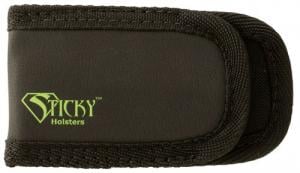 Sticky Holsters Super Mag Pouch Single Latex Free Synthetic Rubber Black w/Green Logo - SMP