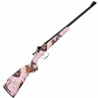 Crickett Mossy Oak Pink Blaze Youth 22 Long Rifle Bolt Action Rifle